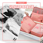 Neat organization of luggage space - 7-pack