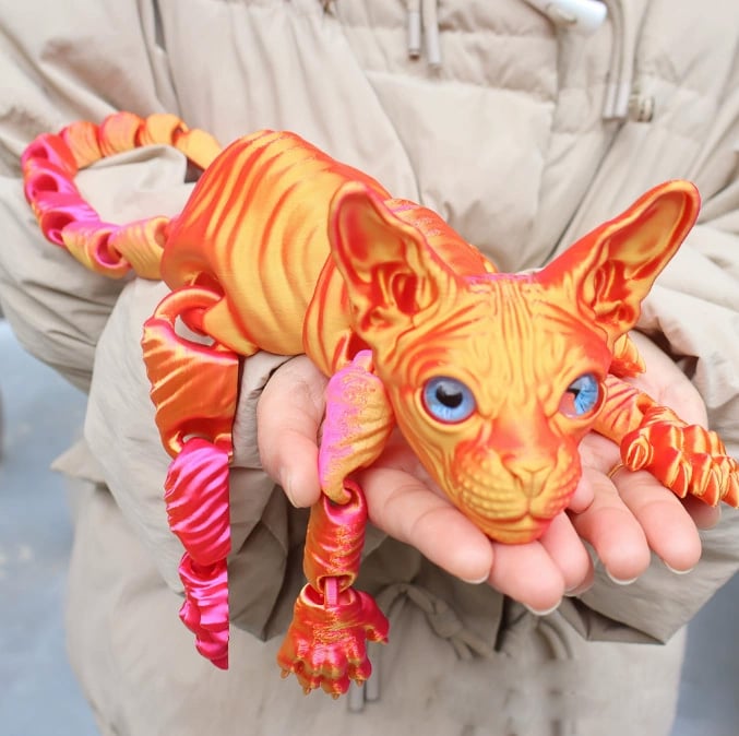 ️Mystic Meow – 3D Guardian Cat