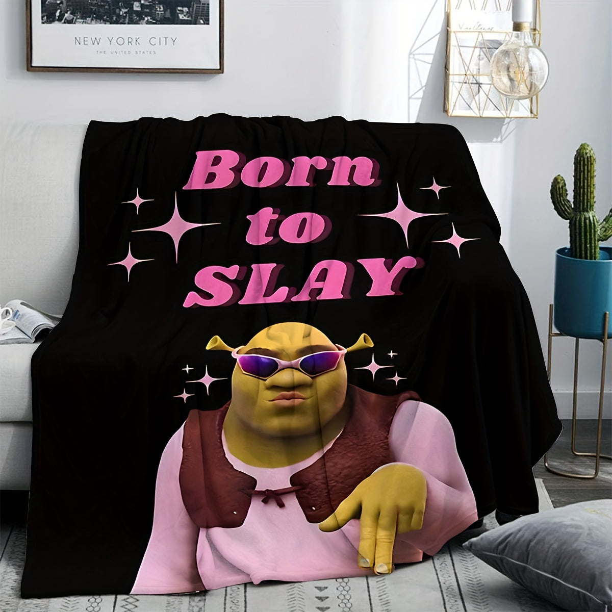 Born to Slay – Anime Flannel Blanket for Fans