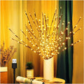 Battery-operated adjustable LED branch decoration string lights
