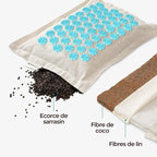 Acupressure mat with Pillow and 5500 Pressure Points – The Florapress Relaxation Set