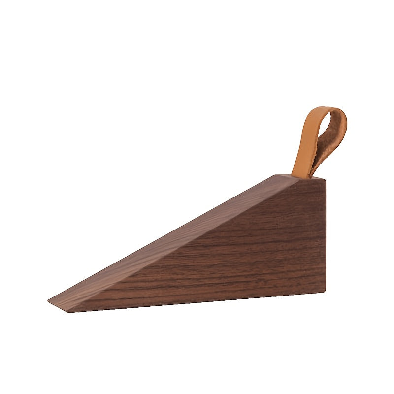 NordGrip Wooden Doorstop – Scandinavian Design with Non-Slip Base