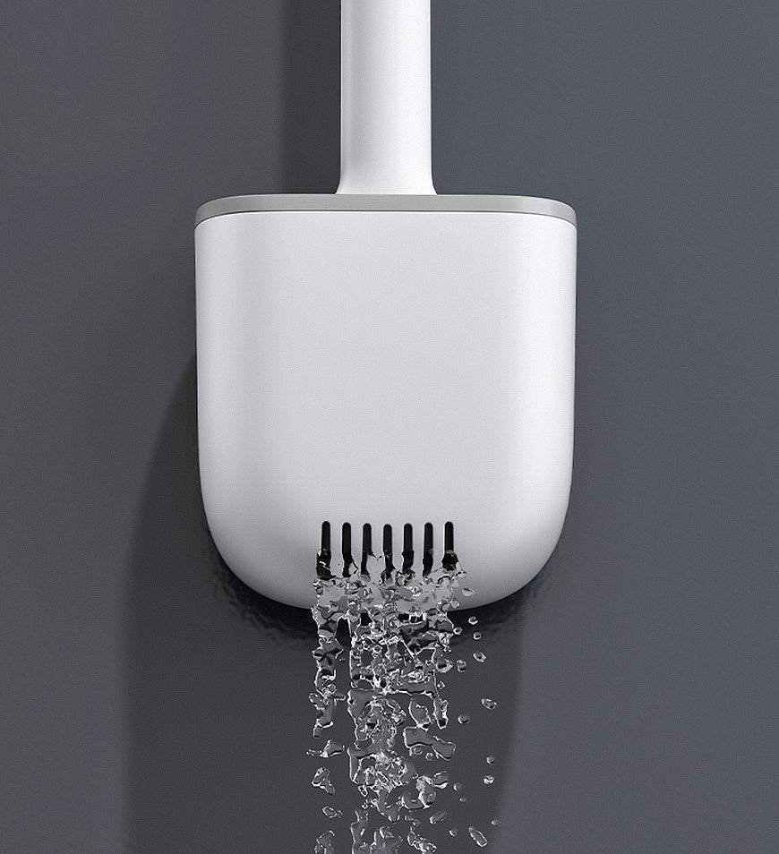 SiliClean – Antibacterial Wall Toilet Brush with Silicone