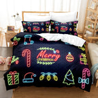 Christmas Digital Printed Duvet Bedding Set