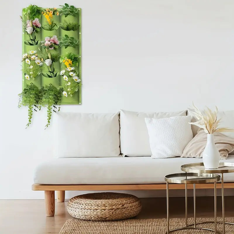 Felt Plant Bag for Vertical Wall Mounting – Three-dimensional, Non-woven Plant Bag