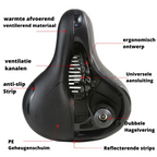 Ergonomic Bike Saddle – Comfortable, Adjustable and Water Repellent