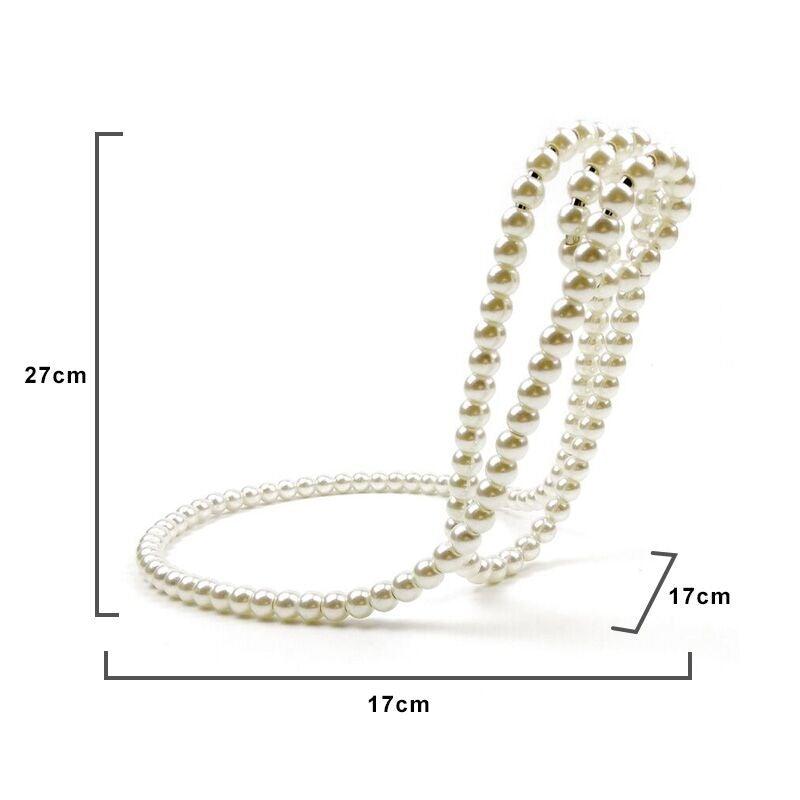 Elegant Pearl Bottle Holder - Hanging Wine Bottle Holder Rack