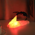 LED Flame Effect Dragon Night Light