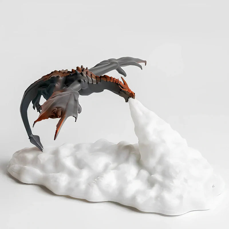 LED Flame Effect Dragon Night Light