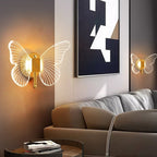 Wall LED Lamp with Butterfly Effect in Subtle Style