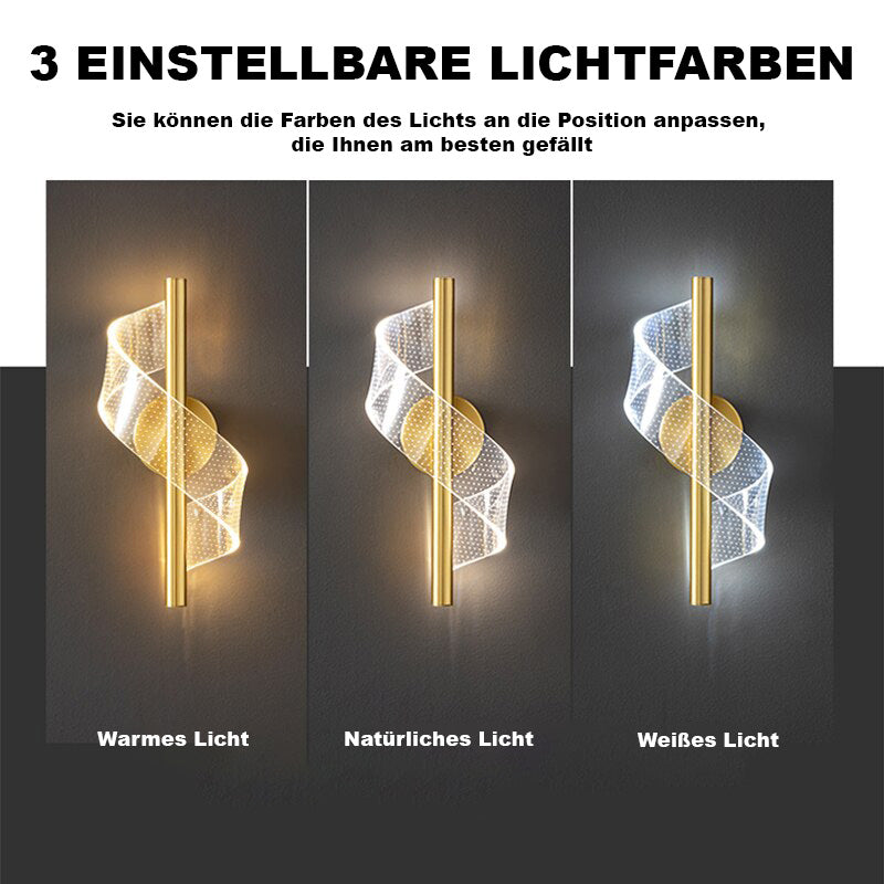 Luxury Glass Wall Lamp with Candle Holder