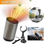 CupHeat 12V Car Heater & Defroster – Compact 360° Hot Air Fan