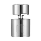 Rotatable faucet nozzle head