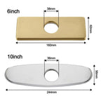 Faucet Plate Hole Tap Cover Deck Plate For Most Single Hole Faucet