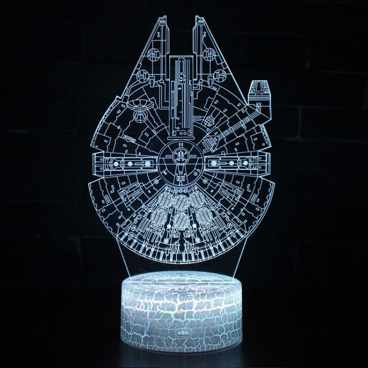 3D Lamp Star Wars Millennium Falcon