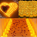 RomanticGlow - Flameless LED Tea Lights for Atmospheric Moments