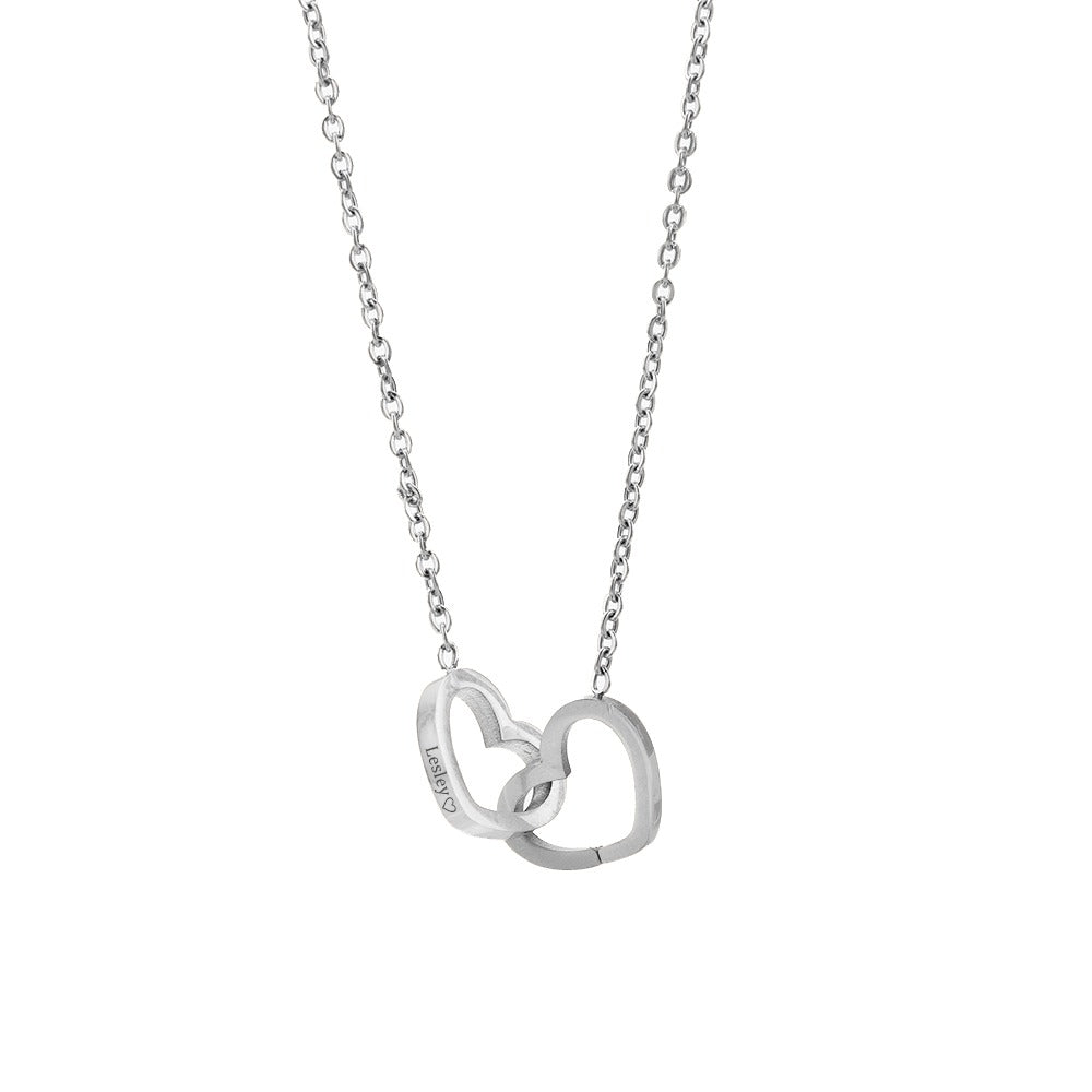 [Ideal Gift] Eternal Rose Box - With engraved necklace & artificial rose