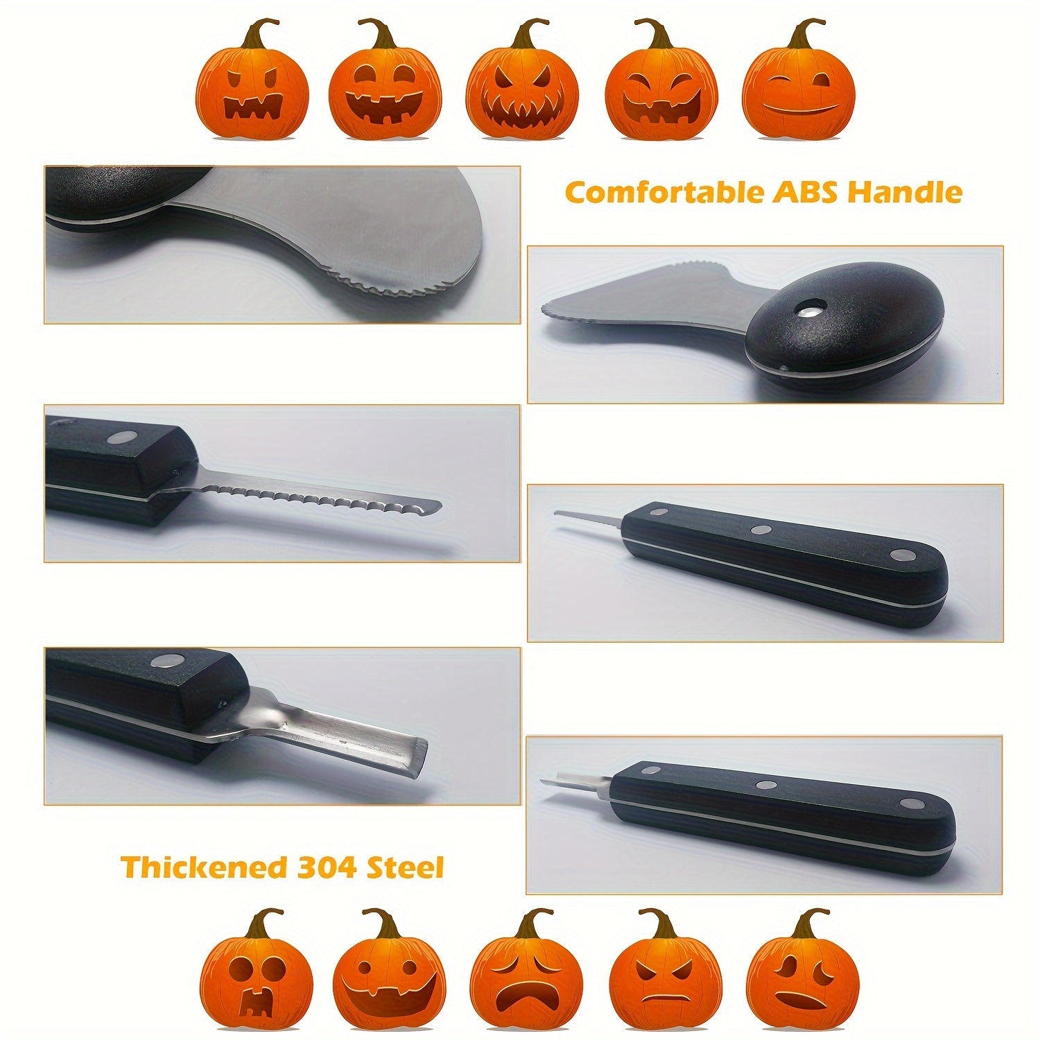 Halloween Professional Pumpkin Carving Tools Set | Easy Carved Pumpkins Durable