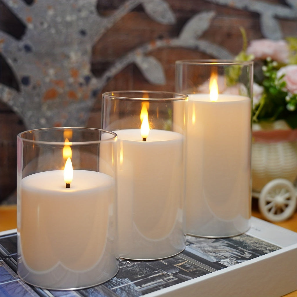 FlamelessGlow - Magical LED Candle Set with Remote Control
