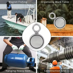 Ultimate Dual-Sided Magnet Fishing Kit with Durable Carrying Case