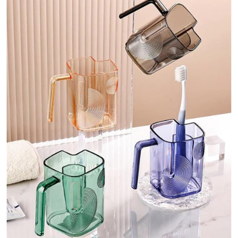 Self-Draining Toothbrush Tumbler