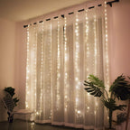 LED Rainbow Curtain Lights — Color Changing Waterproof Decoration