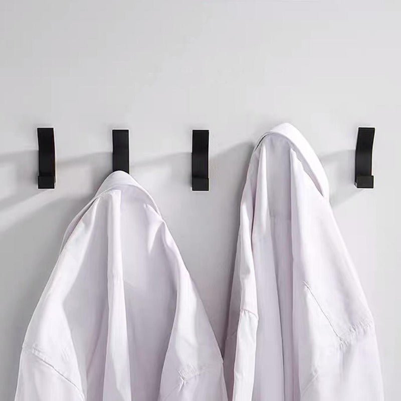 Aviro Aluminum Wall Hooks Black/White - Modern Decorative Coat Hooks