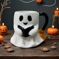 Halloween Ghost Mug – Ceramic Mug with Laughing Ghost Design