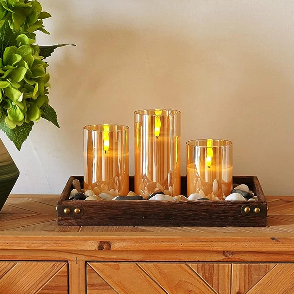 LuxeLumen LED Candle Set | Elegant LED candles with remote control for atmospheric ambiance