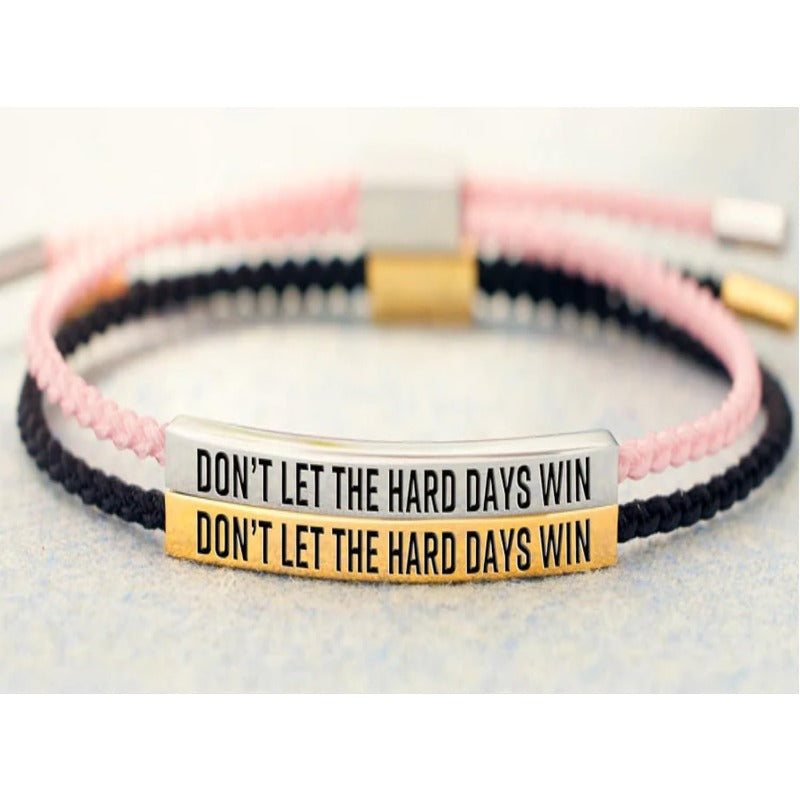 Motivational Tube Bracelet