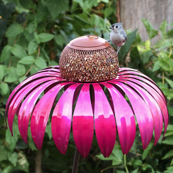 Bird Feed Station in Flower Design