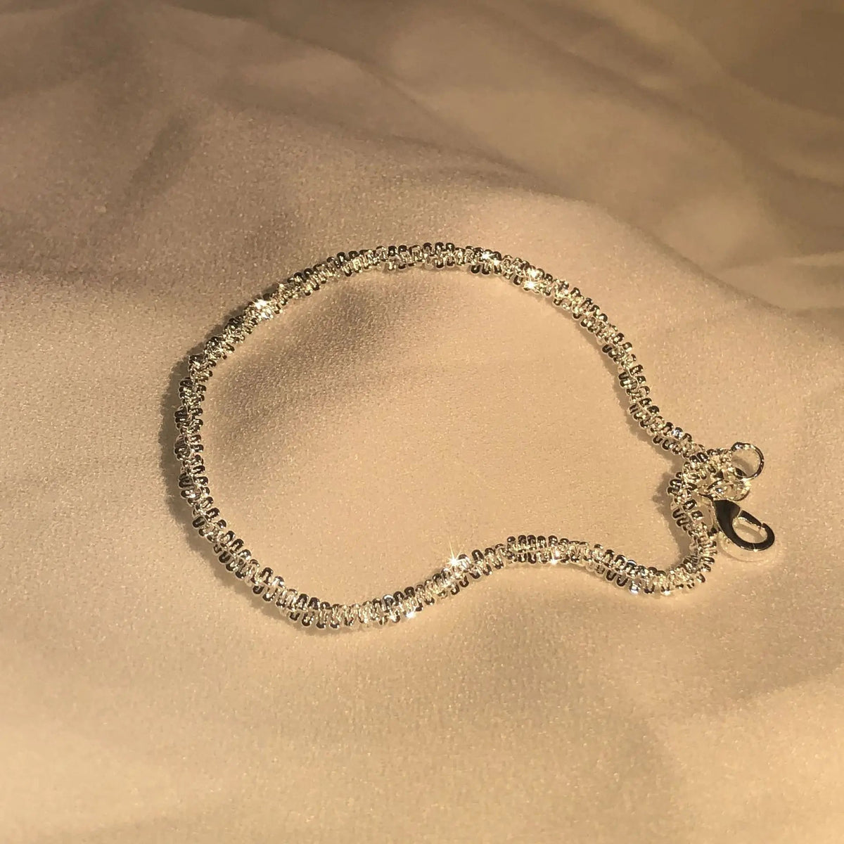 SilverFlow Bracelet – Elegant Sterling Silver Bracelet