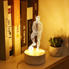 SportGlow - LED Table Lamp with 3D Football Design
