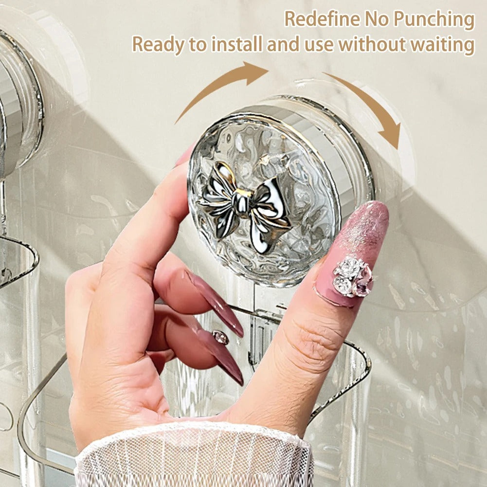 Practical wall shelf | Drill-free storage in the bathroom