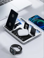 EasyCharge - 4-in-1 Wireless Charging Station for iPhone, Apple Watch and AirPods - Fast and Efficient Charger