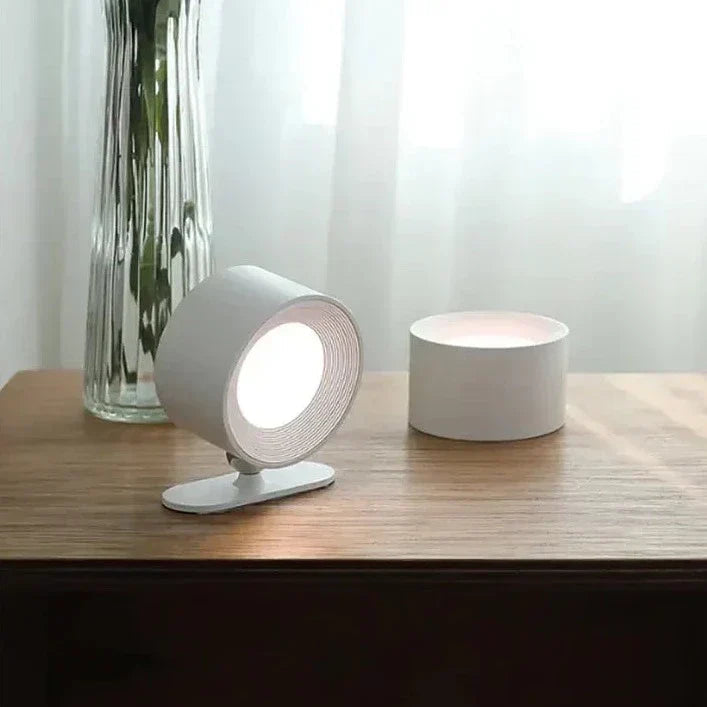 Spotlight Wireless Wall Lamp - 360° Rotation, Dimmable, Rechargeable Wall Light