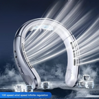 Portable Neck Air Conditioner Cooling Fan Rechargeable Leafless Personal Wearable
