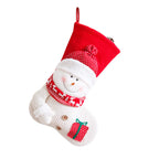 Large Knitted Christmas Stocking Gift Bag