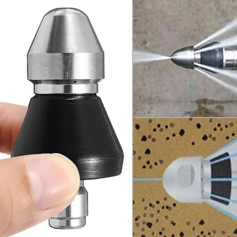 High-pressure nozzle for drain cleaning – Effective flushing & cleaning