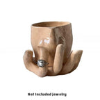 Artistic Hand Grip Base Unique Coffee Mug