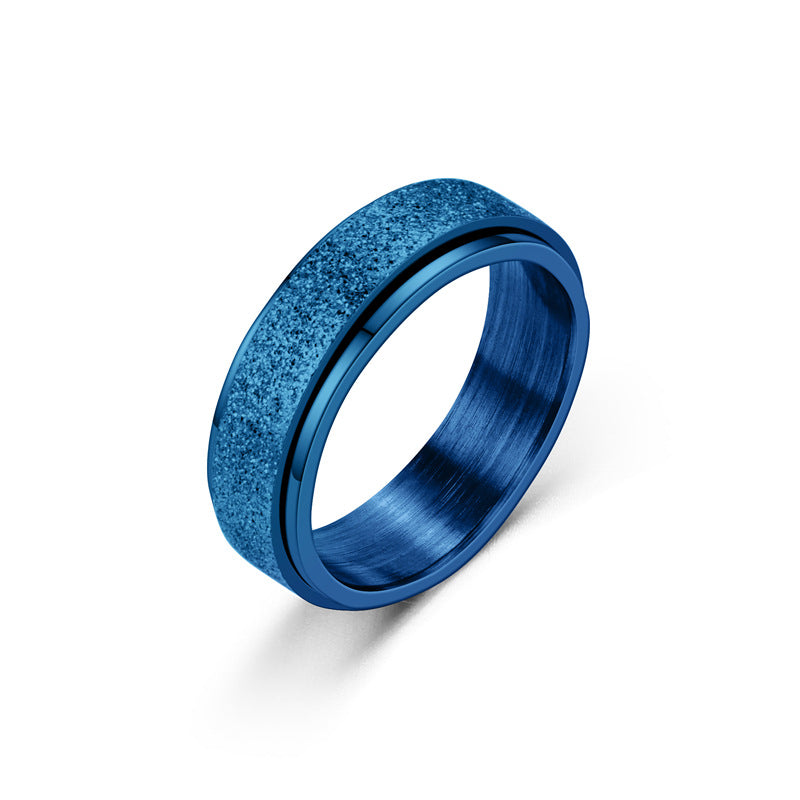 Rotating anxiety rings relieve stress for women and men