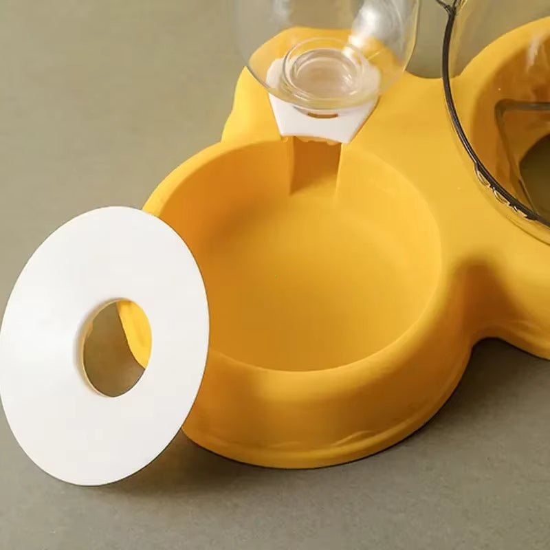 FEASTFLOW – 3-in-1 Elevated Feeding Station with Automatic Water Dispenser