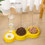 FEASTFLOW – 3-in-1 Elevated Feeding Station with Automatic Water Dispenser
