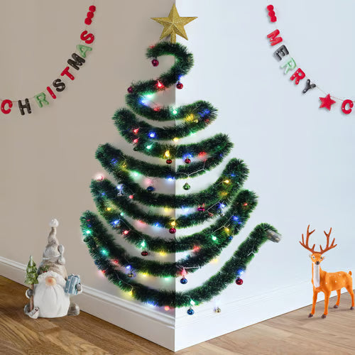 Wall-Mounted Christmas Tree Decoration, 2–5 m