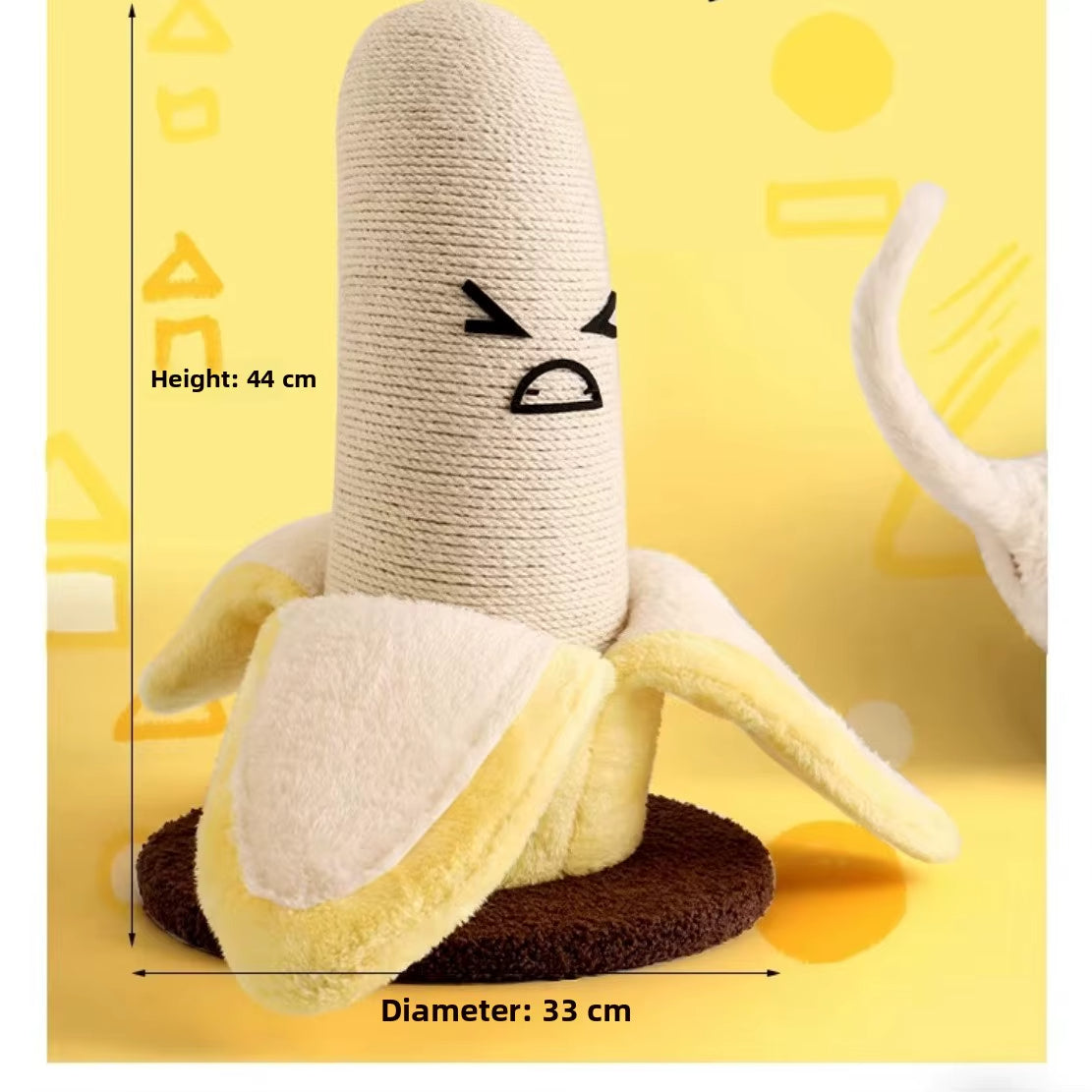 Scratch Ready Banana Pet Play Tower