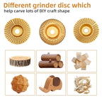 Heavy-Duty Wood Carving Disc Set (3PCS)