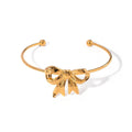 Feminine Bow Cuff Bracelets