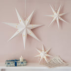 Christmas Decorations Paper Star Light Set