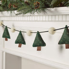 Christmas Decorations Felt Tree Garland