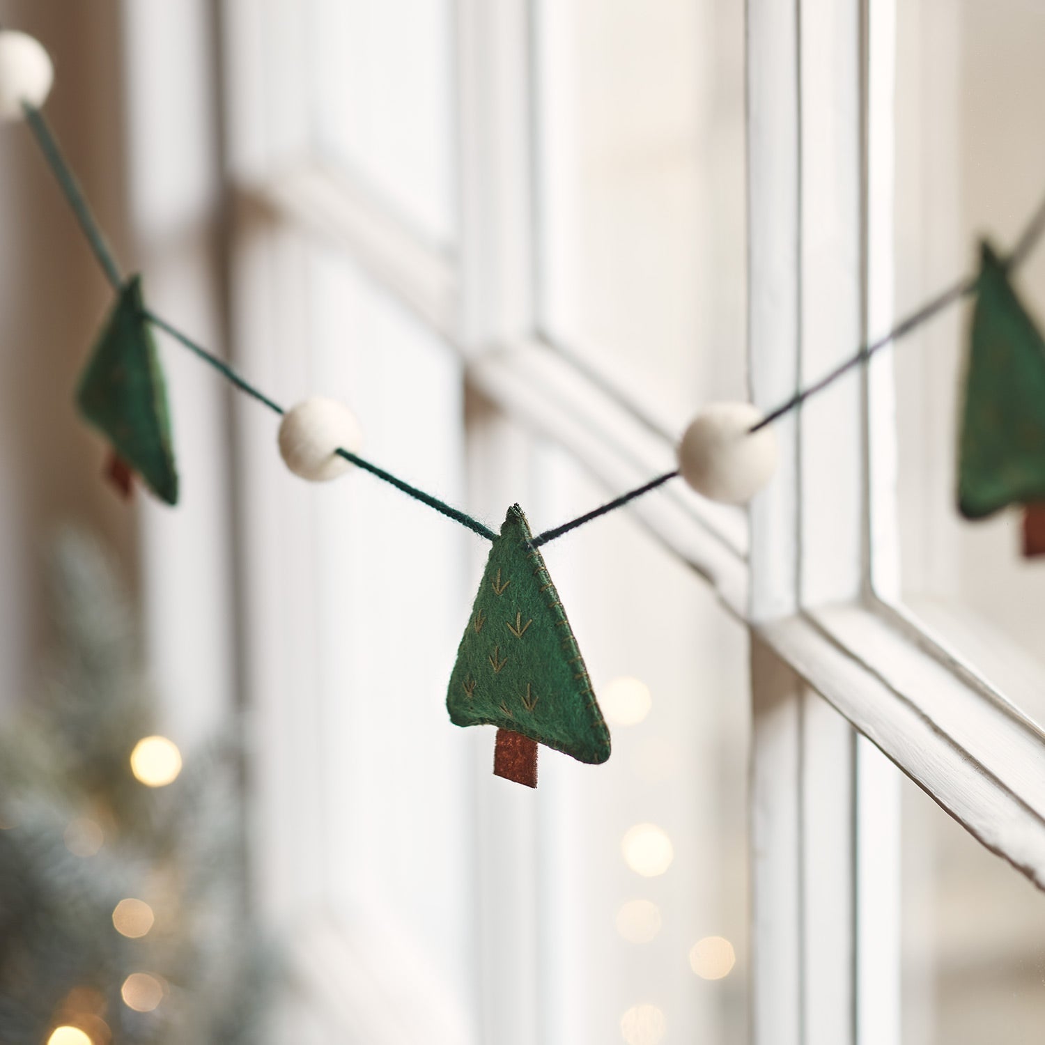 Christmas Decorations Felt Tree Garland